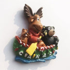 Canada QUEBEC Vancouver Totems Fridge Magnet Toronto Victoria Tourist Souvenir House Decoration Refrigerator Magnetic Stickers - Grand Goldman