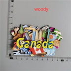 Canada QUEBEC Vancouver Totems Fridge Magnet Toronto Victoria Tourist Souvenir House Decoration Refrigerator Magnetic Stickers - Grand Goldman