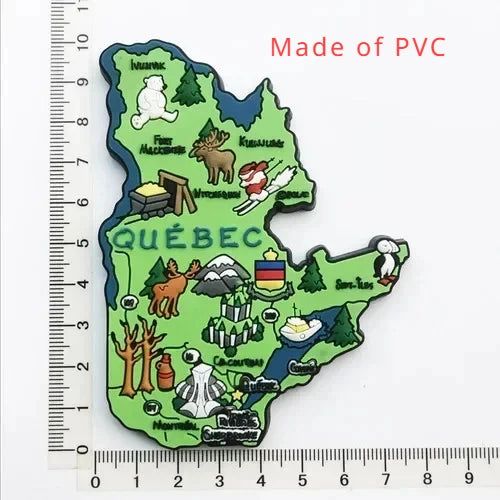 Canada QUEBEC Vancouver Totems Fridge Magnet Toronto Victoria Tourist Souvenir House Decoration Refrigerator Magnetic Stickers - Grand Goldman