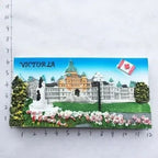 Canada QUEBEC Vancouver Totems Fridge Magnet Toronto Victoria Tourist Souvenir House Decoration Refrigerator Magnetic Stickers - Grand Goldman