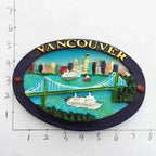 Canada QUEBEC Vancouver Totems Fridge Magnet Toronto Victoria Tourist Souvenir House Decoration Refrigerator Magnetic Stickers - Grand Goldman