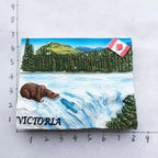 Canada QUEBEC Vancouver Totems Fridge Magnet Toronto Victoria Tourist Souvenir House Decoration Refrigerator Magnetic Stickers - Grand Goldman