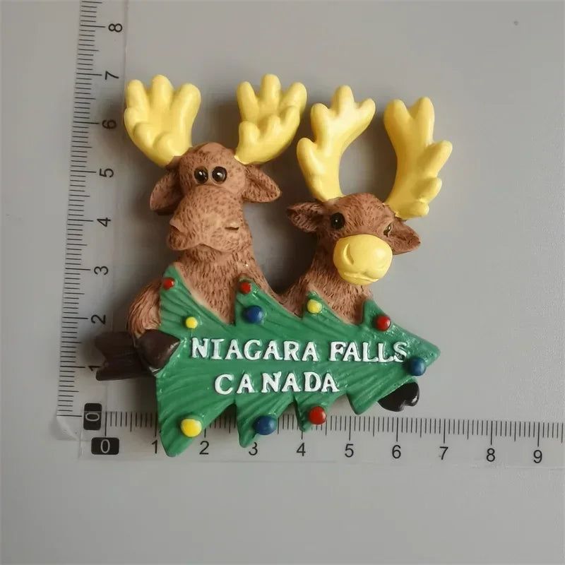 Canada QUEBEC Vancouver Totems Fridge Magnet Toronto Victoria Tourist Souvenir House Decoration Refrigerator Magnetic Stickers - Grand Goldman