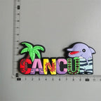 Cancun Mexico world travel PVC Fridge Magnet souvenir Hippocampus animal letter Refrigerador soft Magnet Sticker for home decor - Grand Goldman
