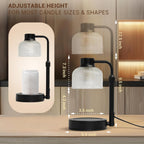 Candle Warmer Lamp with Timer: Adjustable Height Dimmable Candle Warmer 24-Hour Cycle Timer for Mom Home Decor House Warming Gifts New Home - Grand Goldman