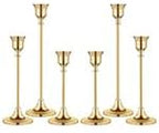 Candlestick Holders,Taper Candle Holder for Candlesticks Gold Brass Vintage Candle Stick Candle Holder Candelabra Candle Holder for Fireplace Party Dining Home - Grand Goldman