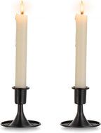 Candlestick Holders Taper Candle Holders, Romadedi Gold Candle Stick Candle Holder for Table Centerpiece, Wedding Reception, Festive Christmas Mantel Decoration or Home Decor, Set of 2 - Grand Goldman