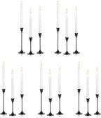 Candlestick Holders Taper Candle Holders, Set of 3 Candle Stick Holders Set, Brass Gold Candlestick Holder Set, Vintage Modern Decorative Centerpiece for Table Mantel Wedding Housewarming Gift - Grand Goldman