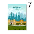 Cape Quebec Cityscape Poster Canvas Painting - Grand Goldman