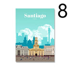 Cape Quebec Cityscape Poster Canvas Painting - Grand Goldman