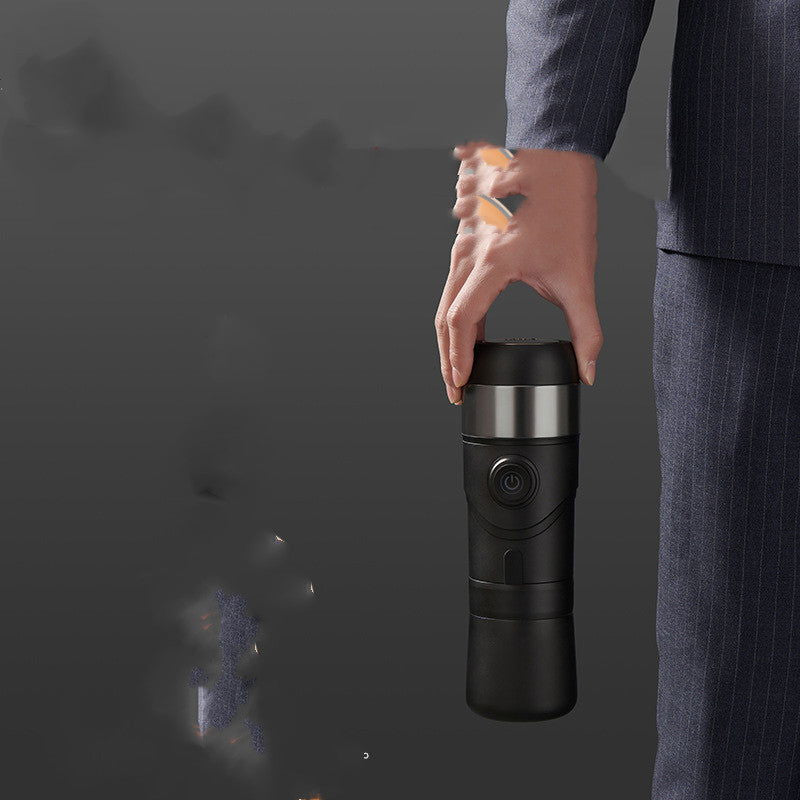 Capsule Coffee Machine Portable Electric Car Heating Italian Small Household - Grand Goldman