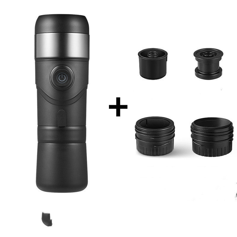 Capsule Coffee Machine Portable Electric Car Heating Italian Small Household - Grand Goldman