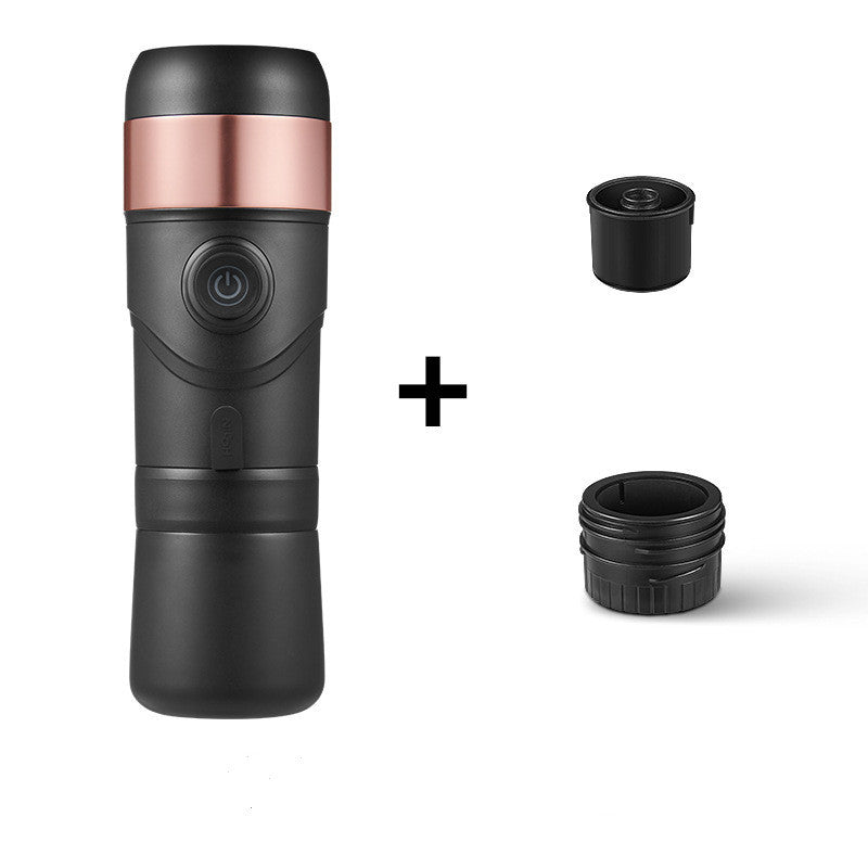 Capsule Coffee Machine Portable Electric Car Heating Italian Small Household - Grand Goldman