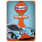 Car Motorcycle Racing Metal Tin Signs Mustang Poster Plate Wall Decor for Bars Game Room Man Cave Cafe Club Retro Posters Plaque - Grand Goldman