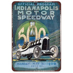 Car Motorcycle Racing Metal Tin Signs Mustang Poster Plate Wall Decor for Bars Game Room Man Cave Cafe Club Retro Posters Plaque - Grand Goldman