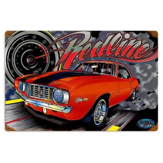 Car Motorcycle Racing Metal Tin Signs Mustang Poster Plate Wall Decor for Bars Game Room Man Cave Cafe Club Retro Posters Plaque - Grand Goldman