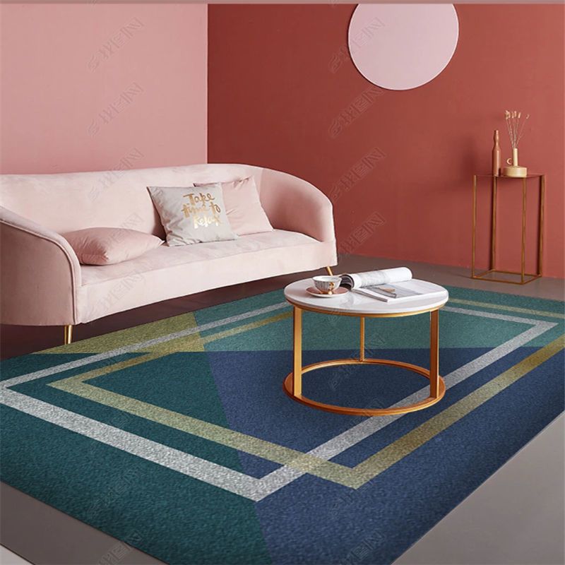 Carpet Living Room Nordic Modern Minimalist Style Net Red Homestay Light Luxury Carpet - Grand Goldman