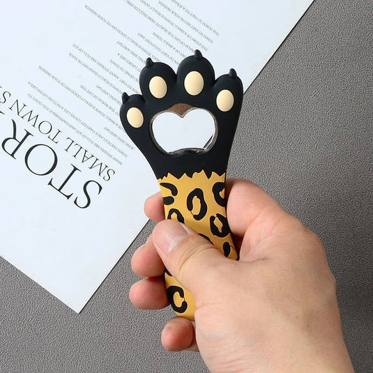 Cartoon Cute Animal Paw Wine Bottle Opener Beer Bottle Opener Cat Magnet Refrigerator Sticker Dog Fridge Magnet Beer Opener - Grand Goldman