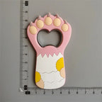 Cartoon Cute Animal Paw Wine Bottle Opener Beer Bottle Opener Cat Magnet Refrigerator Sticker Dog Fridge Magnet Beer Opener - Grand Goldman