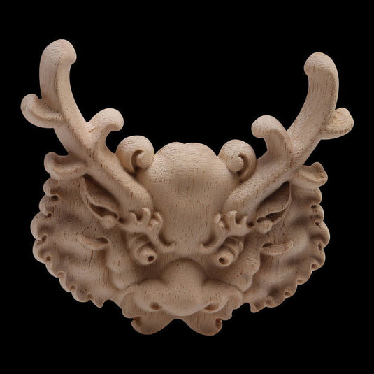 Carved Dragon Pan Dongyang Wood Carving - Grand Goldman