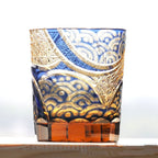 Carved Lead-free Crystal Glass Whisky Tumbler - Grand Goldman