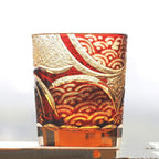 Carved Lead-free Crystal Glass Whisky Tumbler - Grand Goldman