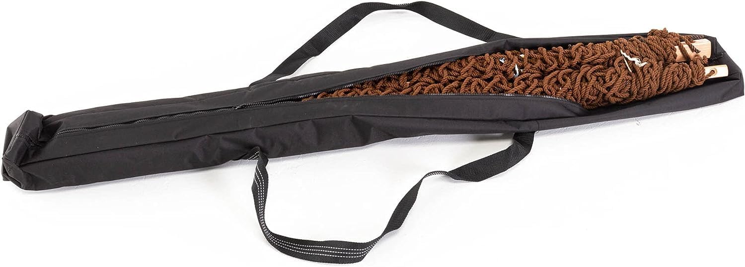 Castaway Living 13 ft. Double Traditional Hand Woven Cotton Rope Hammock with Free Extension Chains & Tree Hooks, Designed in The USA, Accommodates Two People with a Weight Capacity of 450 lbs. - Grand Goldman