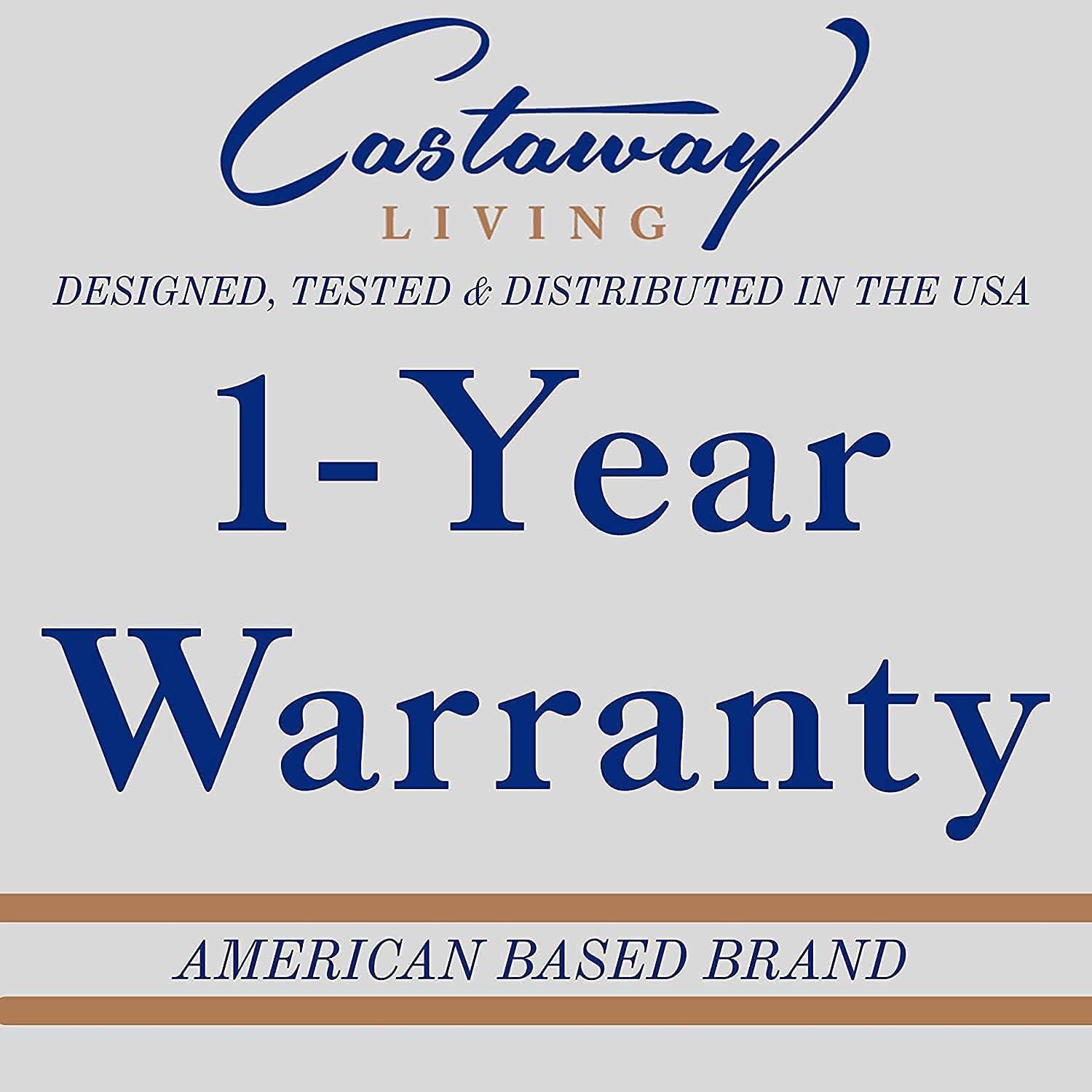 Castaway Living 13 ft. Double Traditional Hand Woven Cotton Rope Hammock with Free Extension Chains & Tree Hooks, Designed in The USA, Accommodates Two People with a Weight Capacity of 450 lbs. - Grand Goldman