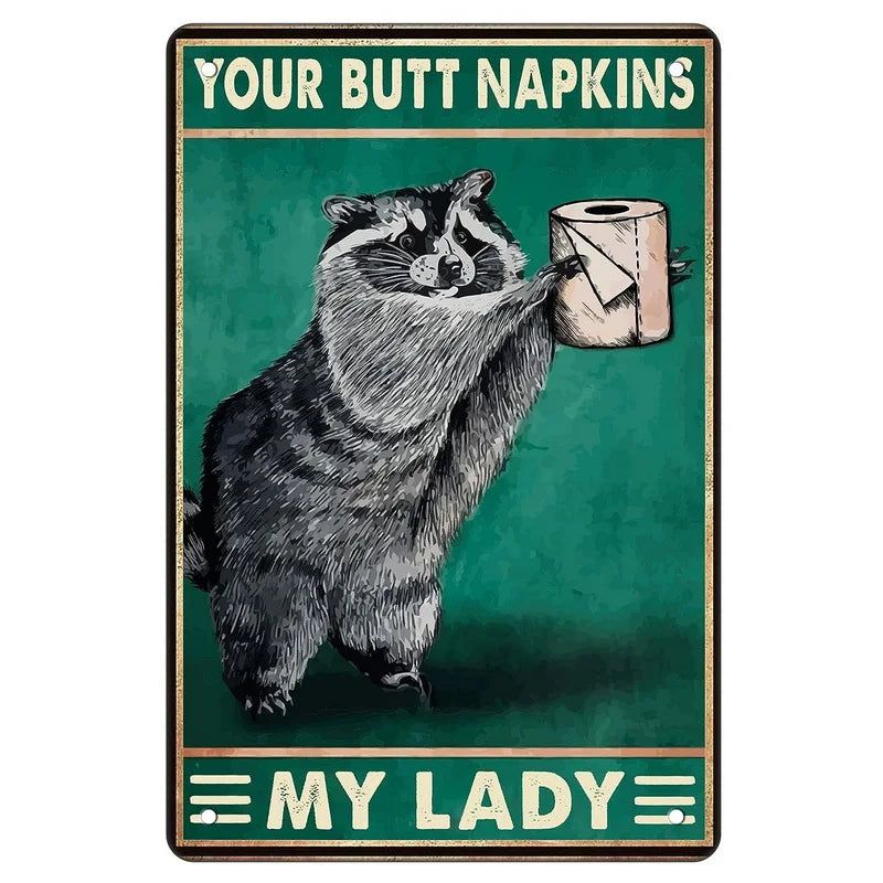 Cats Decor Funny Metal Tin Signs I Love you to the moon and Back Cat Posters for Home Bathroom cafe Pub Bar Gifts for Cat Lovers - Grand Goldman