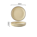 Ceramic Bowl And Dish Set Household Creative Simple Tableware - Grand Goldman