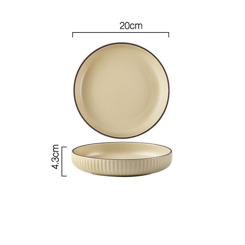 Ceramic Bowl And Dish Set Household Creative Simple Tableware - Grand Goldman