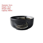 Ceramic Creative Tableware Household Rice Bowl - Grand Goldman