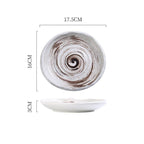 Ceramic Irregular Sushi Snack Plate Home Side Dish Plate Creative Restaurant Tableware - Grand Goldman