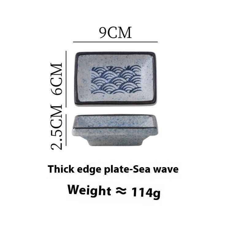 Ceramic Japanese Sauce Dipping Seasoning Dish Creative Household Restaurant Supplies - Grand Goldman