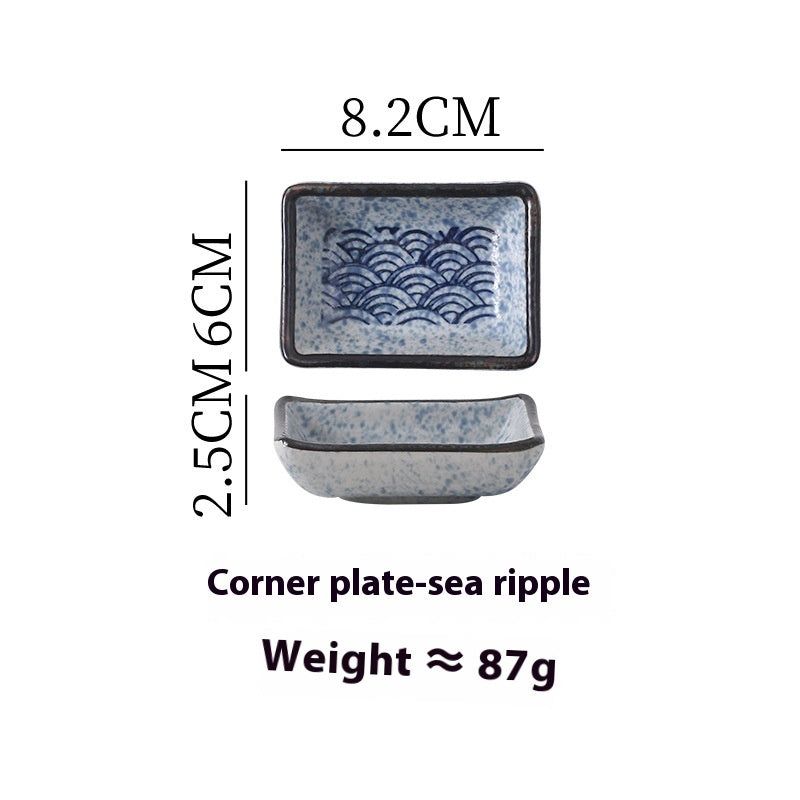 Ceramic Japanese Sauce Dipping Seasoning Dish Creative Household Restaurant Supplies - Grand Goldman