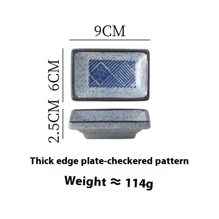 Ceramic Japanese Sauce Dipping Seasoning Dish Creative Household Restaurant Supplies - Grand Goldman