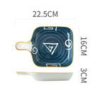 Ceramic Plate Creative Personality Plate Dish Plate - Grand Goldman