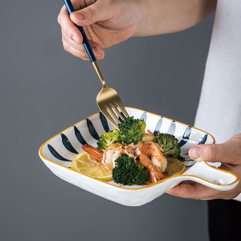 Ceramic Plate Creative Personality Plate Dish Plate - Grand Goldman