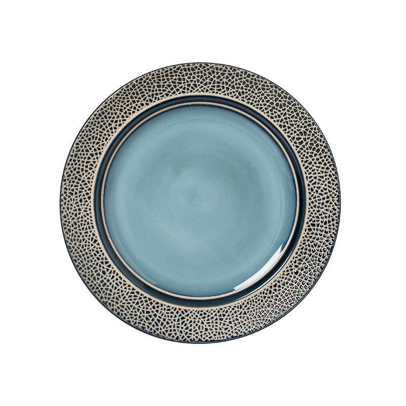 Ceramic Plate Dish Plate Microwave Oven Tableware - Grand Goldman