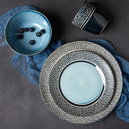 Ceramic Plate Dish Plate Microwave Oven Tableware - Grand Goldman