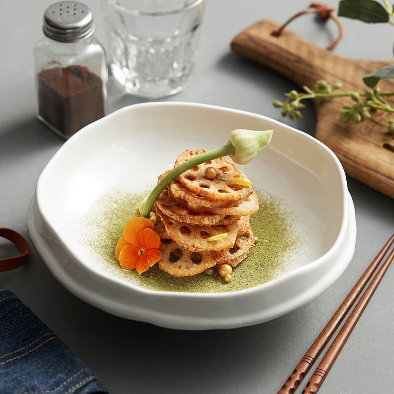 Ceramic Plate Household Creative Goblet Tableware - Grand Goldman