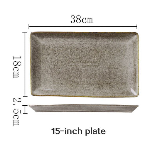 Ceramic Tableware Creative Hotel Steak Plate - Grand Goldman