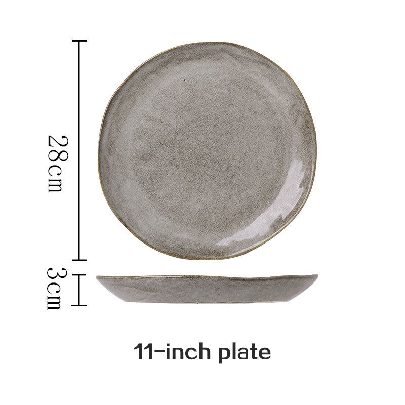 Ceramic Tableware Creative Hotel Steak Plate - Grand Goldman