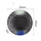 Ceramic Tableware Household Hall Plate Round Flat Plate - Grand Goldman