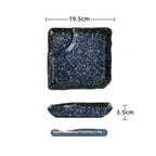 Ceramic Vinegar Dumpling Plate Bowl And Dish Compartment Household Creative Barbecue Plate Sushi Dipping Sauce - Grand Goldman