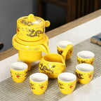 Ceramic Automatic Tea Set Zisha Kungfu Tea Set - Grand Goldman