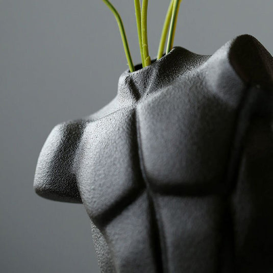 Ceramic Body Vase Flower Arrangement - Grand Goldman
