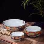 Ceramic Bowl Japanese Octagonal Tableware For Household Use - Grand Goldman