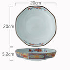 Ceramic Bowl Japanese Octagonal Tableware For Household Use - Grand Goldman