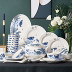 Ceramic Bowls And Saucers Set Bone China Bowls And Plates - Grand Goldman